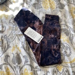 Lululemon Align HR Pant 25” sz 4 Diamond Dye pink